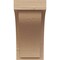 Ekena Millwork 7"W x 7"D x 14"H Wide Helena Rough Cedar Woodgrain TimberThane Corbel, Primed Tan CORUR07X07X14HELRCPR - alternate 4